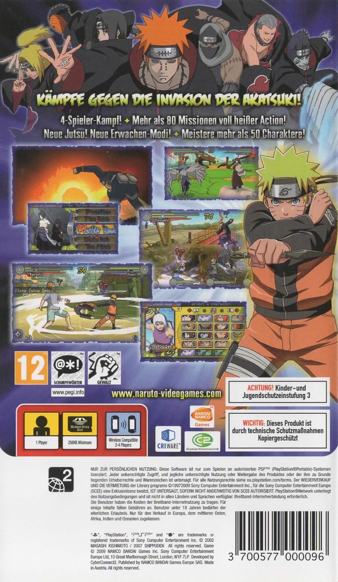 Naruto Shippuden Ultimate Ninja Heroes 3: PlayStation Portable